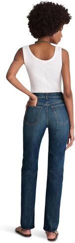 Madewell للسيدات Longline Jean straight Jean in Greendale Wash in Saudi Arabia