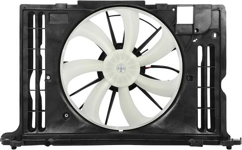 Cooling Fan Assembly Cooling Fan 621-363 for Toyota Corolla 2009-2013 for Toyota Matrix 2009-2014 for Pontiac for Vibe 2009-2010 Black Driver Side/LH in Saudi Arabia