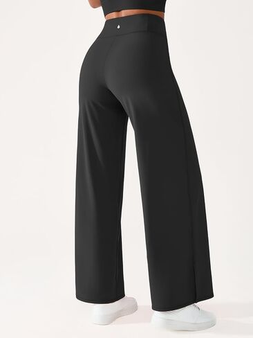 BRXL Wide Leg Yoga Pants for Women Back Pocket Buttery Soft High Waist Straight Leg Bottoms Palazzo Lounge Casual Loose in Saudi Arabia