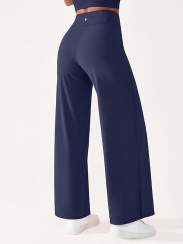 BRXL Wide Leg Yoga Pants for Women Back Pocket Buttery Soft High Waist Straight Leg Bottoms Palazzo Lounge Casual Loose in Saudi Arabia