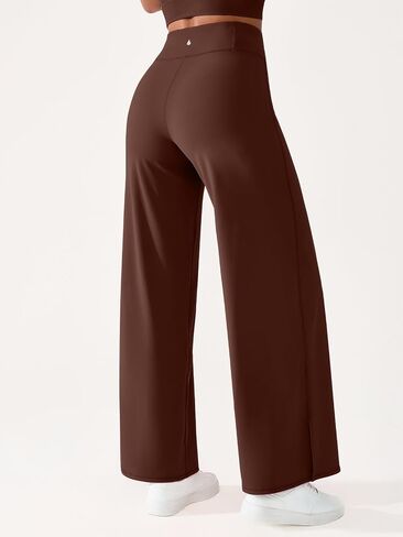 BRXL Wide Leg Yoga Pants for Women Back Pocket Buttery Soft High Waist Straight Leg Bottoms Palazzo Lounge Casual Loose in Saudi Arabia