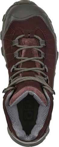 Oboz Women's Bridger Mid B-DRY Hiking Boot, Port, 6 in Saudi Arabia