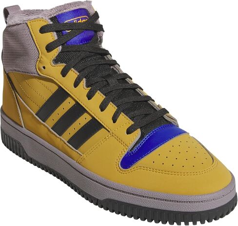 adidas Unisex Break Start Mid Top Winterized Basketball Sneaker, Black/Grey/Black, 11.5 US Men in Saudi Arabia