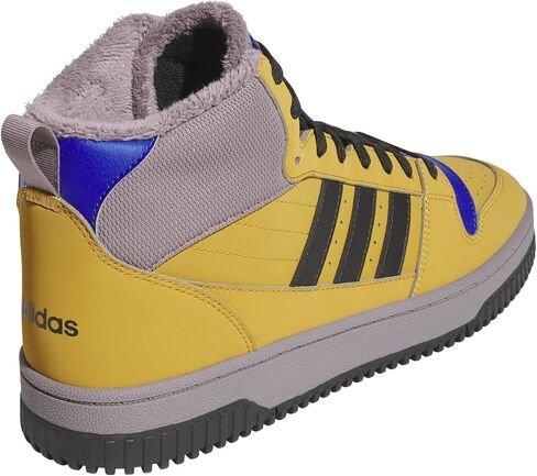 adidas Unisex Break Start Mid Top Winterized Basketball Sneaker, Black/Grey/Black, 11.5 US Men in Saudi Arabia