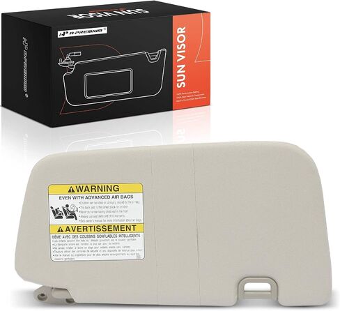 A -Premium Driver Left Side Sun Sungor متوافق مع Subaru Impreza ، WRX ، WRX STI ، 2008-2014 - بدون ضوء الغرور ، مع مرآة الغرور ، اللون الرمادي - يحل محل 92011FG032ME in Saudi Arabia