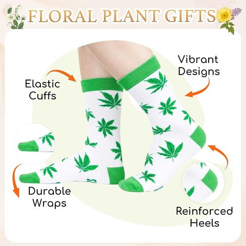 Zmart Funny Marijuana Gift Pot Leaf Gift Canabi Gift Weed Gift for Men Women, Pot Leaf Socks for Stoners Weed Smoker Gifts Plant Lover Gifts in Saudi Arabia