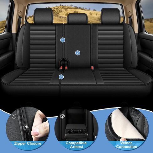 يغطي مقعد Aomsazto ملاءمة مخصصة لعام 2022-2024 2025 تويوتا TUNDRA CREWMAX Double CAB CAB TRACK TRACK CAR in Saudi Arabia