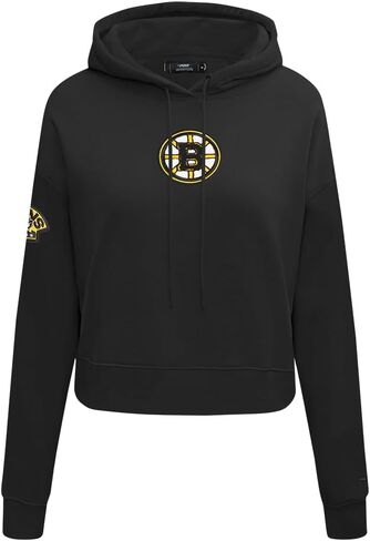 NHL womens Womens Nhl Classic Chenille Brushed Back French Terry Cropped Pullover Hoodie in Saudi Arabia