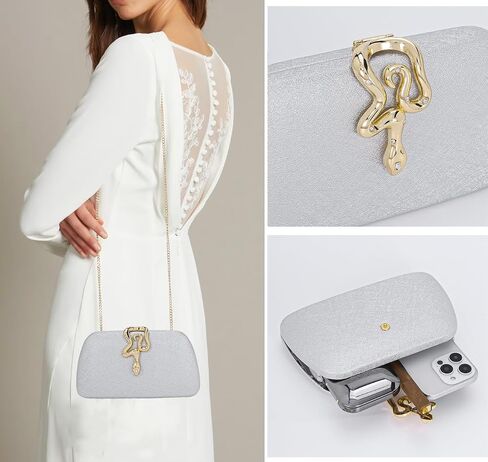 Glitter Evening Bag Clutch For Women Notal Wedding Party Prom Clutch Bormbag in Kuwait