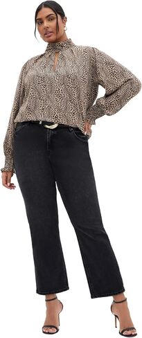 City Chic Women's Plus Size Top - Indie Print in Saudi Arabia