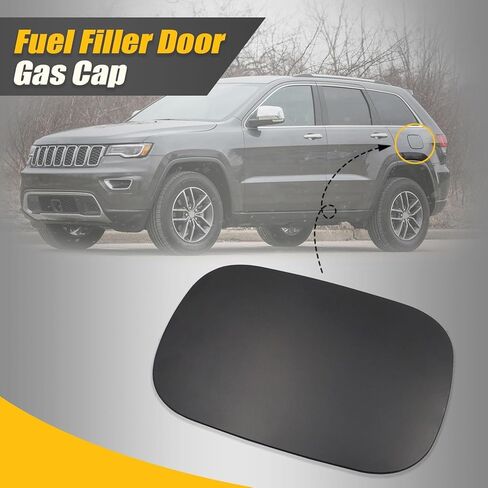 Fuel Filler Door Gas Cap Compatible With Jeep Grand Cherokee 2014-2022 Compatible With Dodge Durango 2014-2020#5LW29GW7AB 5MG24LAUAA in Saudi Arabia