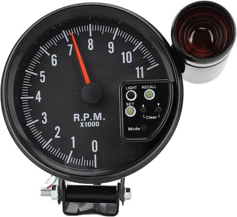 مقياس سرعة الدوران 12 فولت 5 بوصة مع LED Shift Light 7 شاشة ألوان 11 دورة في الدقيقة حزمة تثبيت عدسة واضحة لـ 4 6 8 أسطوانة المركبات in Saudi Arabia
