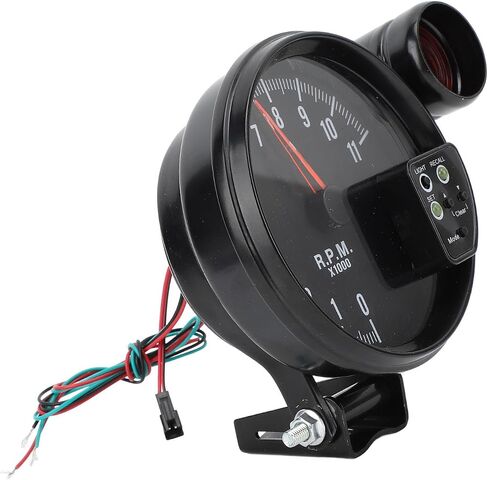 مقياس سرعة الدوران 12 فولت 5 بوصة مع LED Shift Light 7 شاشة ألوان 11 دورة في الدقيقة حزمة تثبيت عدسة واضحة لـ 4 6 8 أسطوانة المركبات in Saudi Arabia