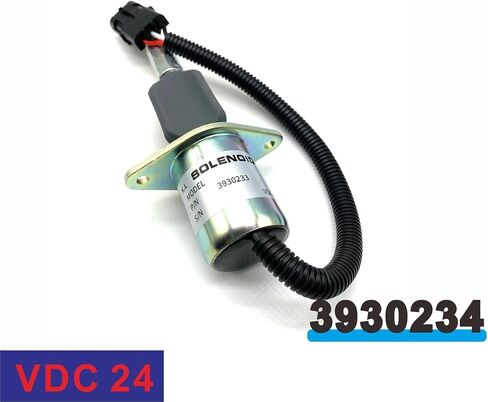 24 فولت إيقاف الوقود إيقاف تشغيل الملف اللولبي 3930234 3928161 3964624 لـ 6CT ​​8.3L Engine in Saudi Arabia