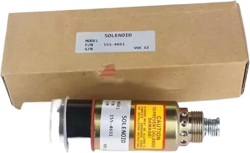 155-4651 155-4652 1554651 1554652 8C-3664 8C3664 Solenoid Valve 12V 24V Stop Folenoid for 3116 3126 in Saudi Arabia