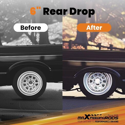 maXpeedingrods 6" Rear Axle Flip Kit for Chevy/GMC C1500 1988-1998 Pickup Trucks Lowering Drop Kit in Saudi Arabia