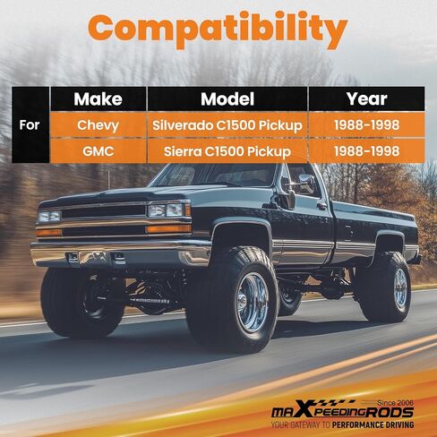 maXpeedingrods 6" Rear Axle Flip Kit for Chevy/GMC C1500 1988-1998 Pickup Trucks Lowering Drop Kit in Saudi Arabia