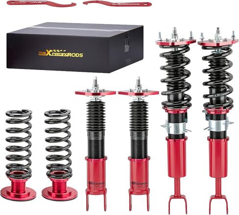 MaxPeedingRods Coilovers لنيسان 350Z RWD 2003-2008 (Z33) ، لإنفينيتي G35 RWD 2003-2007 (V35) ، طقم التعليق القابل للتعديل قابلة للتعديل ، طقم التخميد المسبق. in Kuwait