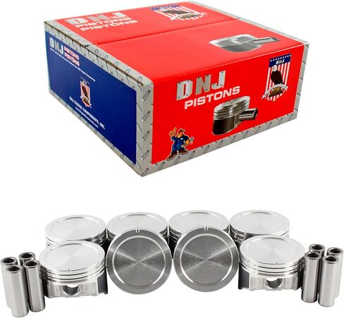 DNJ P3166 Piston Set for 1999-2004 / Buick, Cadillac, Chevrolet, GMC, Isuzu/Ascender, Avalanche 1500, Envoy XL, Envoy XUV, Escalade, Express 1500, Express 2500, Rainier, Savana 1500, Savana 2500 in Saudi Arabia