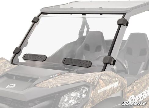 Superatv can-am Maverick Sport Scratch Resistant Vattant Culld Full Greatshield | يتضمن ختم لمبة مثبتة مسبقًا in Kuwait