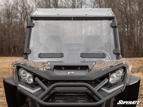 Superatv can-am Maverick Sport Scratch Resistant Vattant Culld Full Greatshield | يتضمن ختم لمبة مثبتة مسبقًا in Kuwait