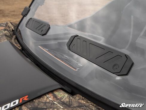 Superatv can-am Maverick Sport Scratch Resistant Vattant Culld Full Greatshield | يتضمن ختم لمبة مثبتة مسبقًا in Kuwait