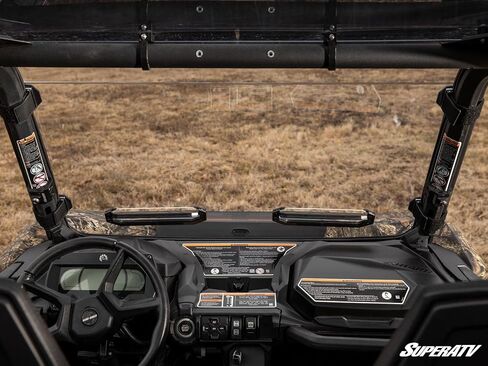 Superatv can-am Maverick Sport Scratch Resistant Vattant Culld Full Greatshield | يتضمن ختم لمبة مثبتة مسبقًا in Kuwait