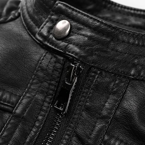XFGLCK TODDLER KIDS BOYS JUNDSETS FAUX LEATHER SORPLED CORATS FREAT WINTER Outwear 1-6y in Kuwait
