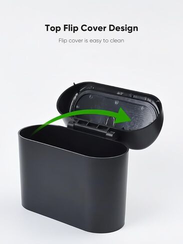 Car Trash Can with Lid, Mini Garbage Bin, Mounted Trash Can, Storage Box, Car Organizer for Vehicle, Home, Office in Saudi Arabia