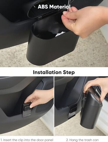 Car Trash Can with Lid, Mini Garbage Bin, Mounted Trash Can, Storage Box, Car Organizer for Vehicle, Home, Office in Saudi Arabia