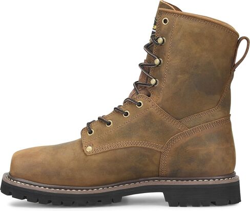 أحذية عمل في كارولينا 8 بوصات ، وجلد متين ، ونعل خارجي مقاوم للانزلاق ، والأحذية الصناعية للبناء in Kuwait