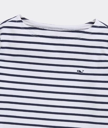 vineyard vines Girls' Everyday Jersey Boatneck Tee in Saudi Arabia