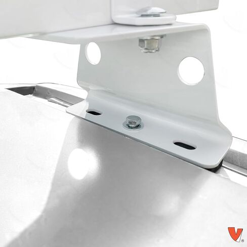 Vantech GFY Heavy Duty 2 Bar Ladder roof Rack, Compatible with Transit Connect 2014 - On Van (White) in Kuwait