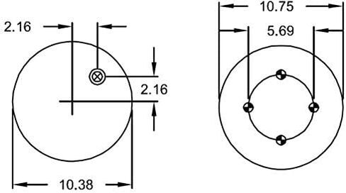 حقيبة الزنبرك الجوية Torque Torque Torque (تحل محل Firestone 9580 ، W01-358-9580 ، Hendrickson S-20127 ، S-20414 ، C-20127 ، C-20414) (TR9580) in Saudi Arabia