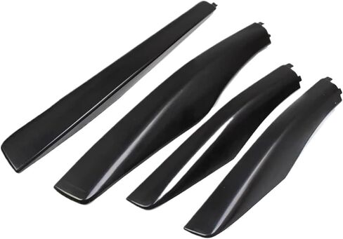 4pcs Automobiles Roof Rack Bar Cover Cover Cover Cover Shell متوافق مع Lexus RX350 RX400H RX330 2003-2005 2006 2007 2008 in Saudi Arabia
