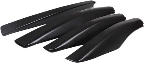 4pcs Automobiles Roof Rack Bar Cover Cover Cover Cover Shell متوافق مع Lexus RX350 RX400H RX330 2003-2005 2006 2007 2008 in Saudi Arabia