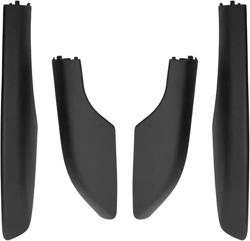 4pcs Black ABS Rack Rack Bar Cover Cover Rail Cover Cover Cover Cover Cover For Toyota Fortuner AN50 AN60 Hilux SW4 2004-2012 2013 2014 in Saudi Arabia