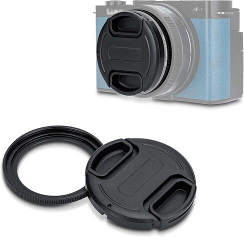 Aluminium Alloy Lens Cover Cap for LUMIX S 26mm f8 Lens (Leica L Mount), Anti-dust Lightweight Durable Camera Lens Protection Cover for Panasonic LUMIX S 26mm f/8 Lens with Soft EVA Interior in Saudi Arabia