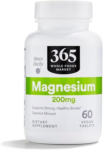 365 by Whole Foods Market, Magnesium 200Mg, 60 Tablets in Saudi Arabia