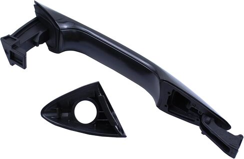 Motoku Black Front Left Door Handle House and Door Lock Cylinder W/Keys for Hyundai Elantra 2011 2012 2013 2014 2015 2016 Outer Outerside Side in Saudi Arabia