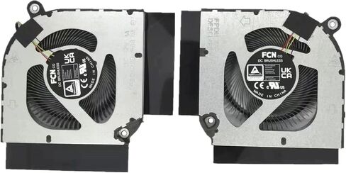 CPU CPU + GPU مروحة تبريد AN16-41 AN16-51 AN17-41 AN17-42 N23Q4 NITRO 5 AN515-58 AN517-55 N22C1 AN515-58-5 (مروحة الزوج) in Kuwait