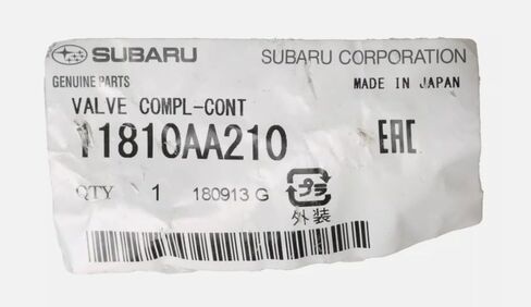 Subaru Ascent Legacy Outback WRX 2.4L Emission PCV Valve 11810AA210 Genuine OEM in Saudi Arabia