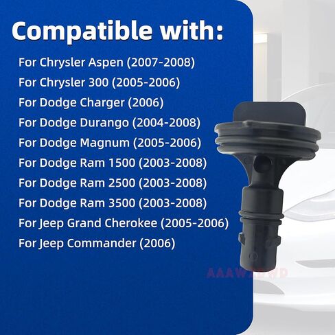53032531AE Pcv Valve Replacement For Dodge Charger Durango Magnum Ram 1500 2500 3500 2004-2008,For Chrysler Aspen 300 2007-2008,For Jeep Grand Cherokee 2005-2006 in Saudi Arabia