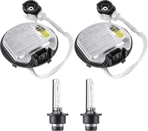 2pcs Xenon Ballast & Bulb Kit Control Unit Module for Lexus with New GS, LX, RX 350, 450h, 570, Part Number 8110775020, Fits 2012-2015 Models, Includes D4S Bulb for Enhanced Performance in Saudi Arabia