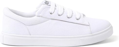 Canvas Kids' Slip-on Sneakers,Black,White, Lightweight, US Sizes 1-9 in Saudi Arabia