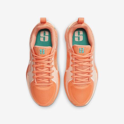Nike Sabrina 2 Big Kids 'Basketball Shoes (FQ7376-801 ، مشمش عقيق/مرجان مغسول/عظم الفاتح المغسول) in Saudi Arabia