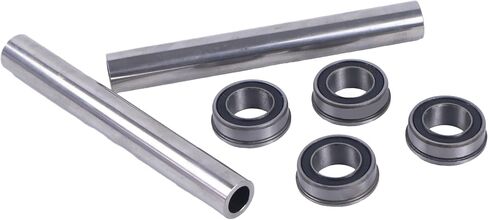 DVPARTS جديدة 2x 2x الفولاذ المقاوم للصدأ محور التحويل محور ومحامل المحامل متوافقة مع Husqvarna 6 "الأكمام العجلة Z242F Z246I Z248F Z254 Z254F Z254I EZ4824 RZ4621 RZ4824F RZ5424 RZ54I RZ54I RZ54I RZ54I RZ54I in Kuwait