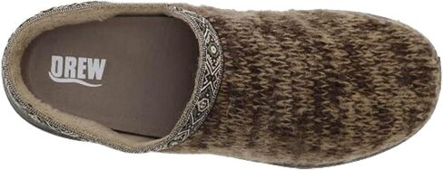 Drew Men's Relax Non-Slip Fabric Sweater Knit Slippers with Support in Saudi Arabia