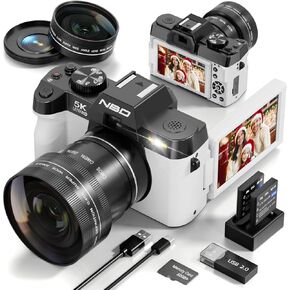 كاميرات رقمية للتصوير الفوتوغرافي بدقة 13 ميجابكسل للتصوير أثناء السفر ومدونات الفيديو على اليوتيوب مع تكبير رقمي، تتضمن بطاقة SD سعة 32 جيجابايت وعدسة ماكرو واسعة الزاوية-S100-WM-PK-vine3 in Kuwait