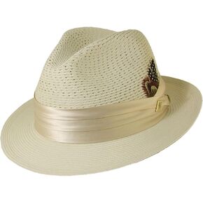 STACY ADAMS Men's Paper Milan Pinch Front Fedora in Saudi Arabia